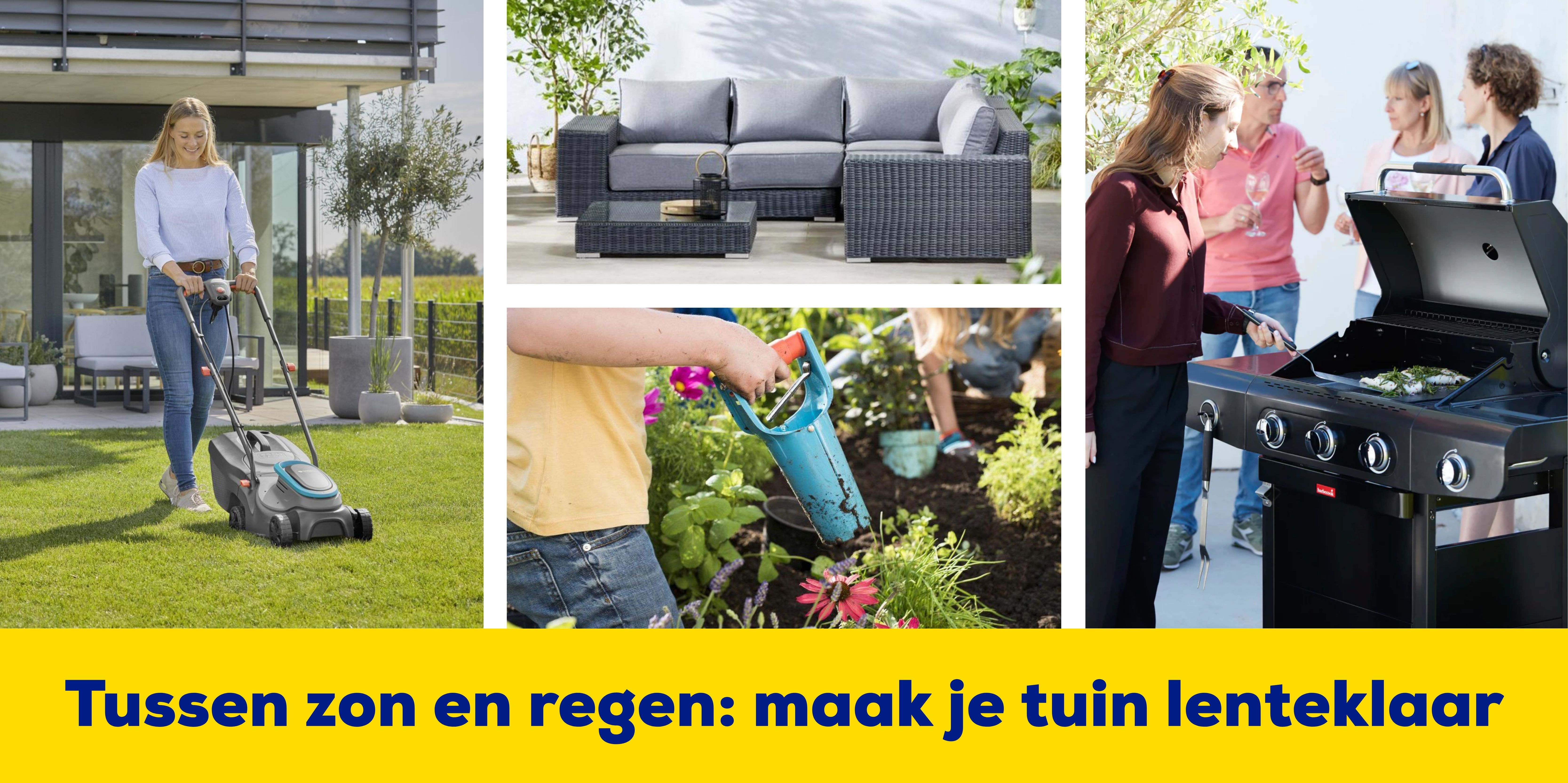 Tussen zon en regen: maak je tuin lenteklaar